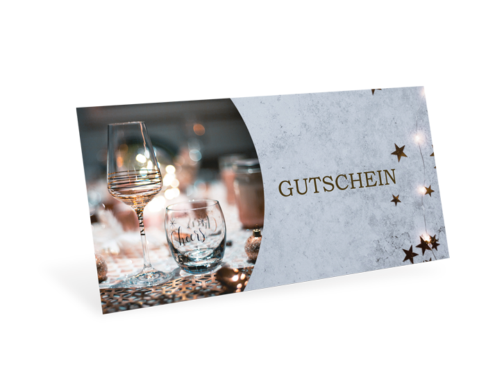 Gutscheinkarte Classic "Christmas Dinner" individuell