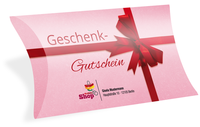 Gutscheinkarte Etui "pink Surprise" individuell