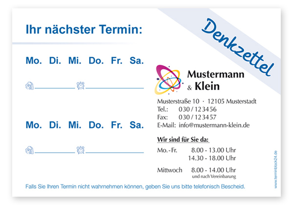 Terminzettel Classic #1.2