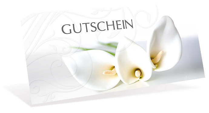 Gutscheinkarte Classic "calla" individuell