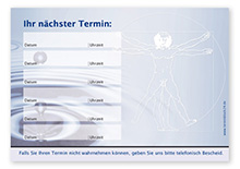 Terminzettel "Körperfrische" - 6 Termine