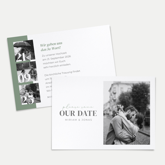 Postkarte DIN A6 im Querformat - Minimalistisch "Berlin" - PKQ-24001-M-03