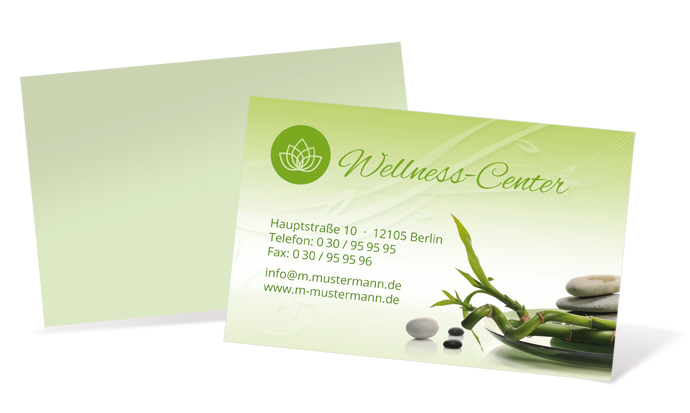 Visitenkarte "Asia Wellness" Landscape - 1212020246
