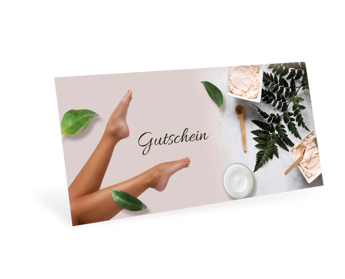 Gutscheinkarte Classic "Verwöhnte Füße" - 1209010359