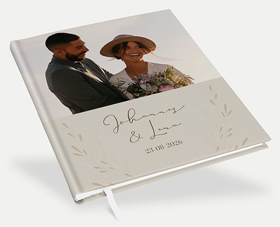 Erinnerungsbuch Hochzeit - Vintage "Golden Memories" - EBH-25001-V-04