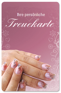 Treuekarte "nail art" - 1244010139