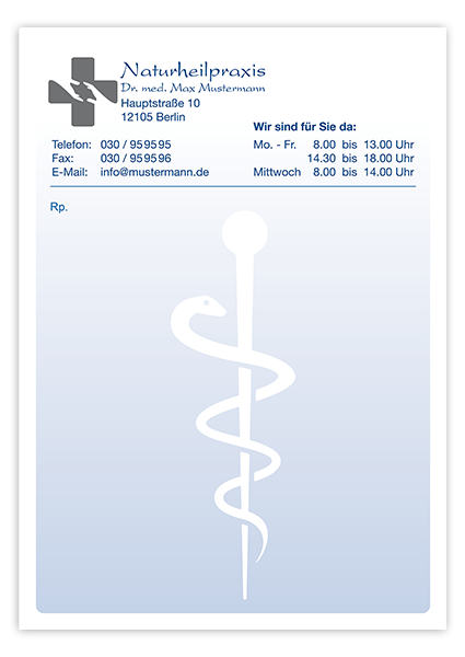 Privatrezepte Trend mit Eindruck - 1225010663