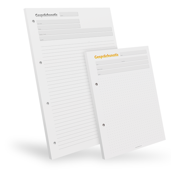 BIZSTIX® Gesprächs-Haftnotizblock standard
