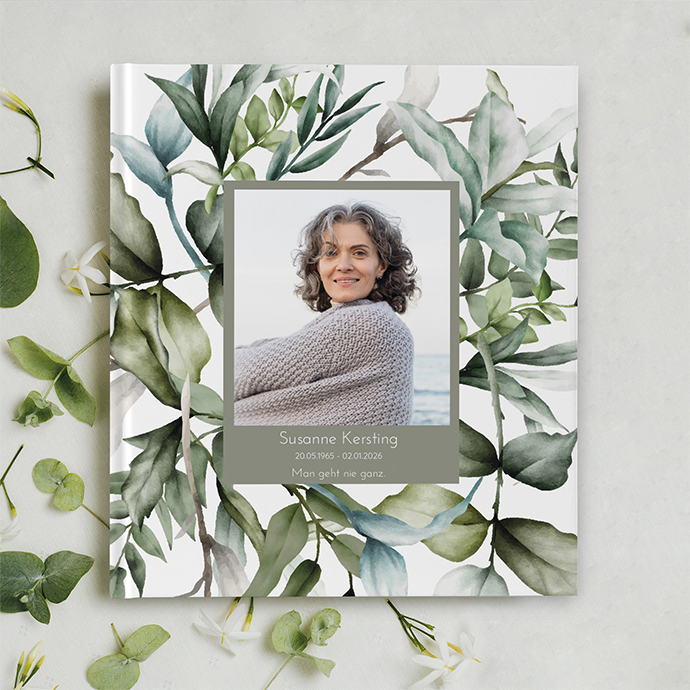 Kondolenzbuch - "pure greenery"