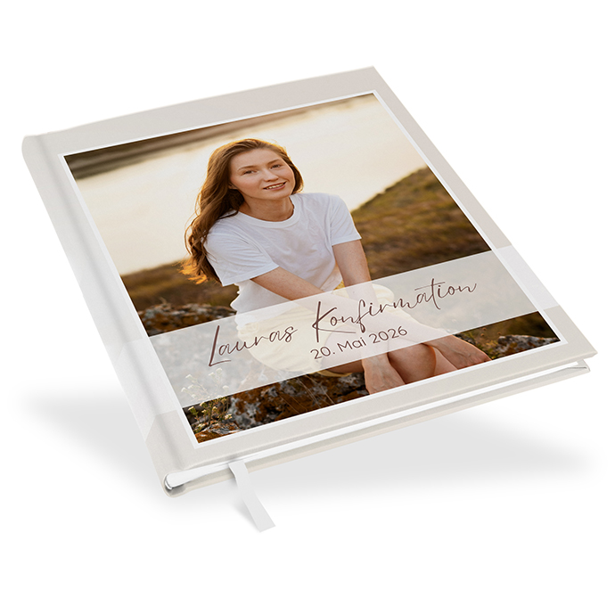 Gästebuch Konfirmation "Soft Cream"