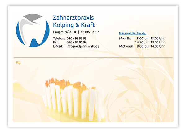 Privatrezepte Trend mit Eindruck - 1225010640