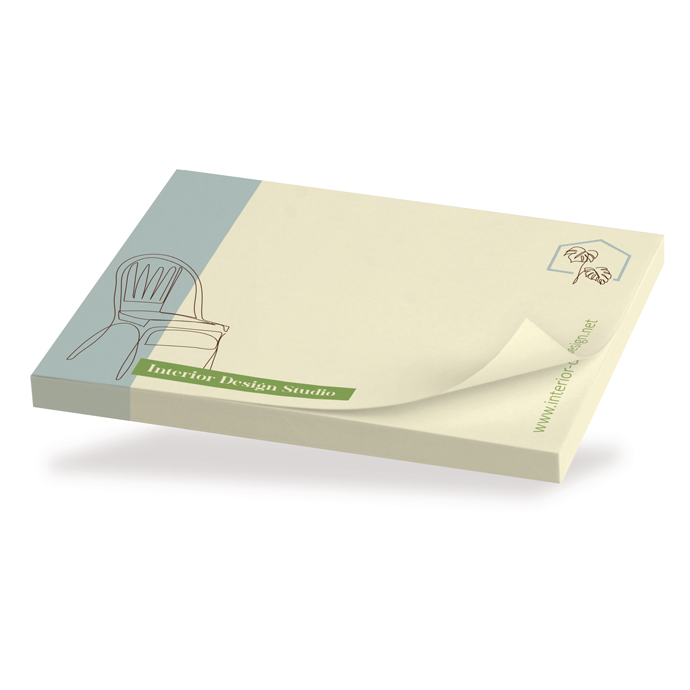 Haftnotizen Premium Papier im Format 100 x 72 mm