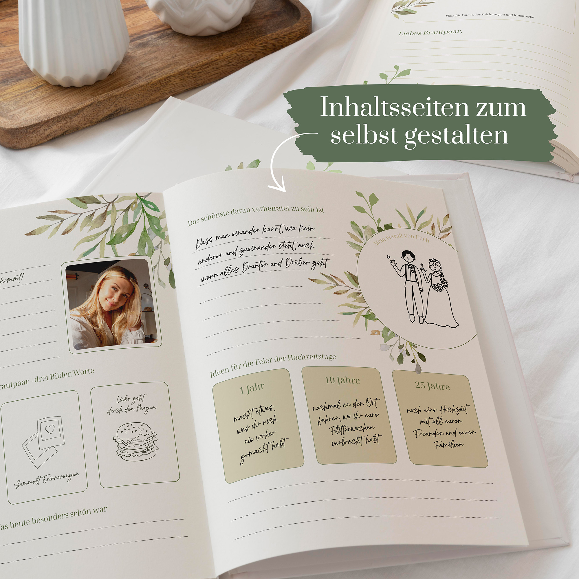 Erinnerungsbuch Hochzeit - Minimalistisch "Berlin"