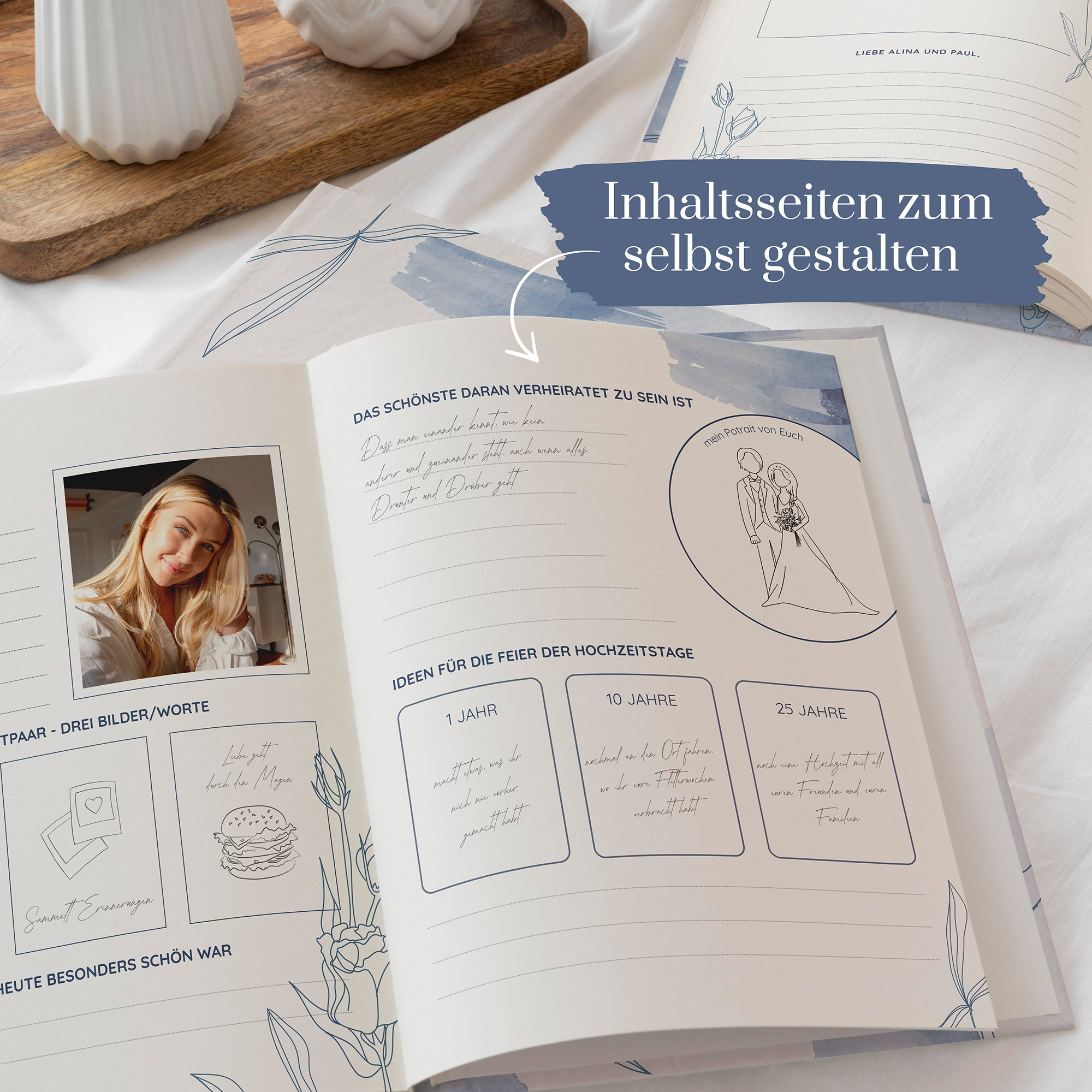 Erinnerungsbuch Hochzeit - Minimalistisch "lisbon"