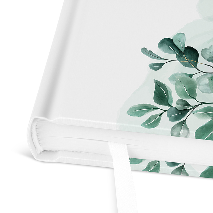 Gästebuch Ferienwohnung - Greenery "Evergreen Mint"
