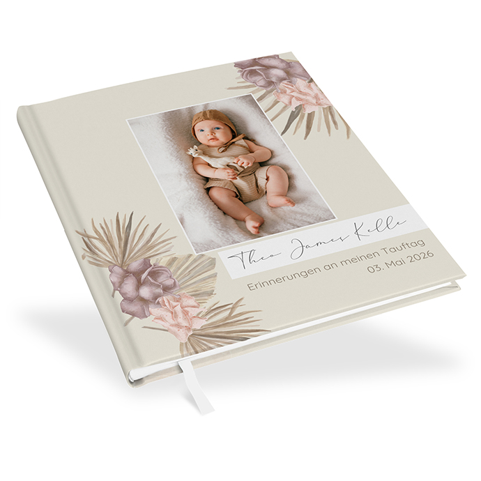 Gästebuch Taufe - Boho "Boho Minimal"