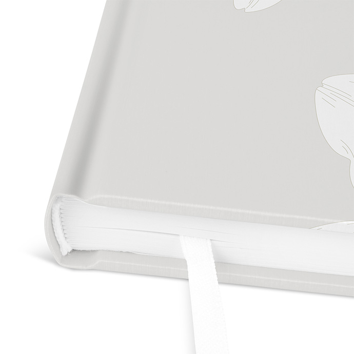 Gästebuch Taufe - Floral "White Lily"