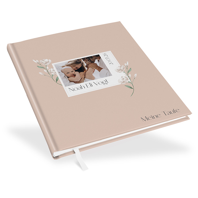 Gästebuch Taufe - Floral "Neutral Florals"