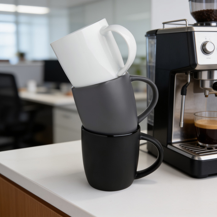 Tasse mit 3D-Relieflack